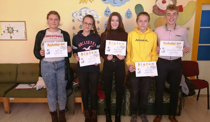 1. fotografia fotogalérie Okresné kolo olympiády zo SJL