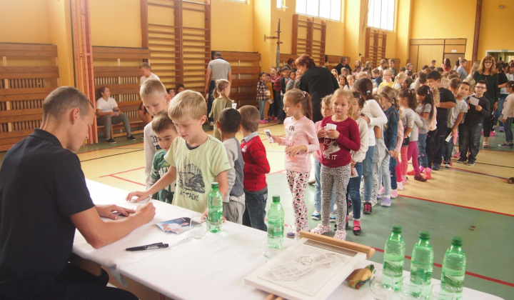 40. fotografia fotogalérie Návšteva olympijského víťaza Mateja Tótha