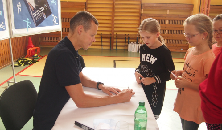 53. fotografia fotogalérie Návšteva olympijského víťaza Mateja Tótha