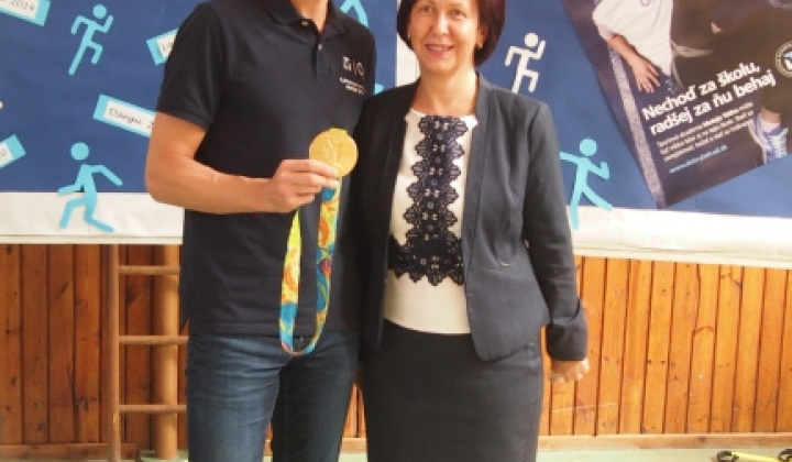 65. fotografia fotogalérie Návšteva olympijského víťaza Mateja Tótha