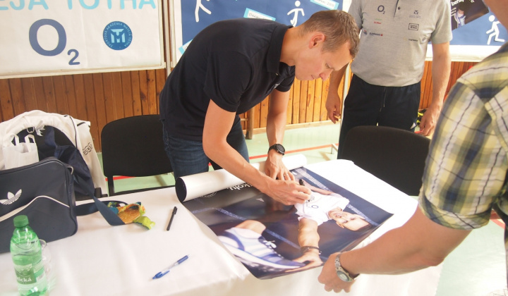 66. fotografia fotogalérie Návšteva olympijského víťaza Mateja Tótha