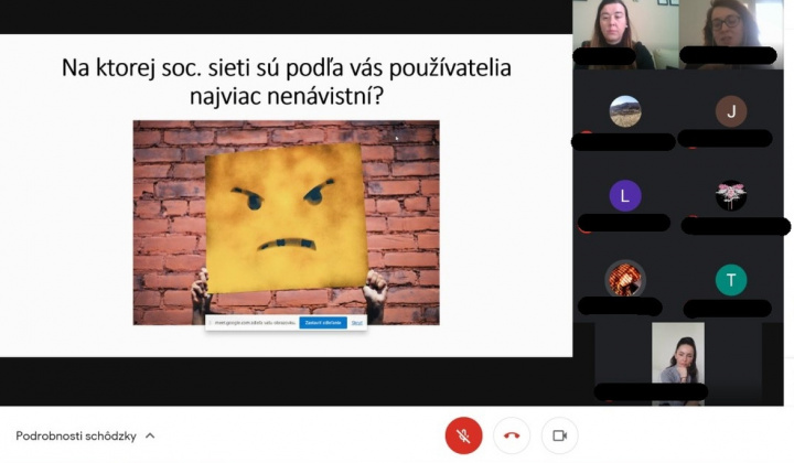 2. fotografia fotogalérie Online prevencia na Hviezdoslavke
