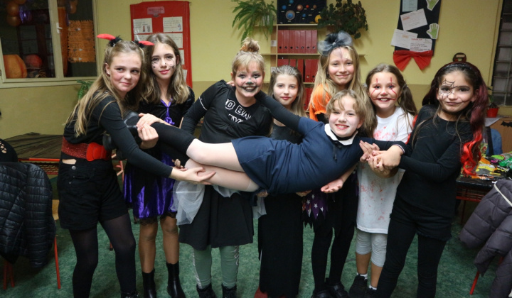 1. fotografia fotogalérie Halloween na druhom stupni 