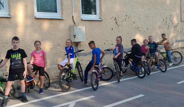 50. fotografia fotogalérie Na bicykli bezpečne+športové aktivity pre I. stupeň