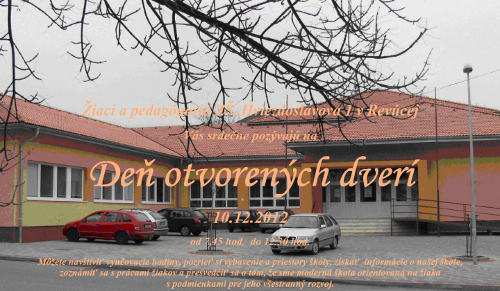 1. fotografia fotogalérie Deň otvorených dverí