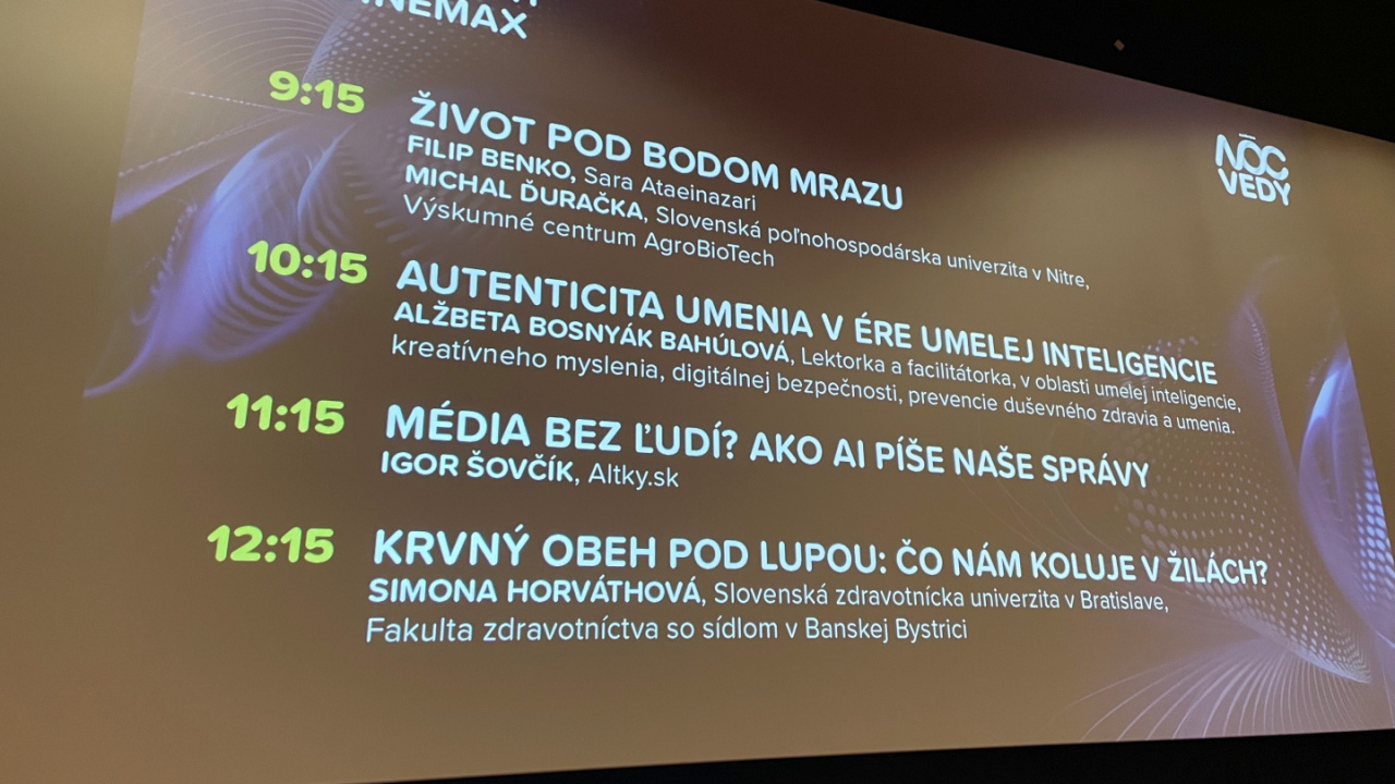 Fotografia fotogalérie  Európska noc vedy
