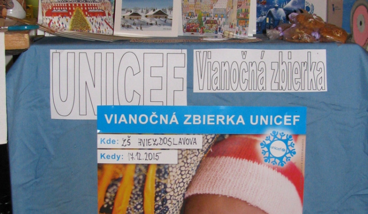 1. fotografia fotogalérie Vianočná zbierka UNICEF
